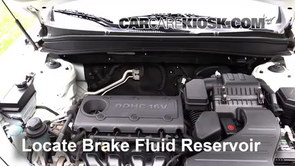 2011 Hyundai Santa Fe GLS 2.4L 4 Cyl. Brake Fluid Add Fluid